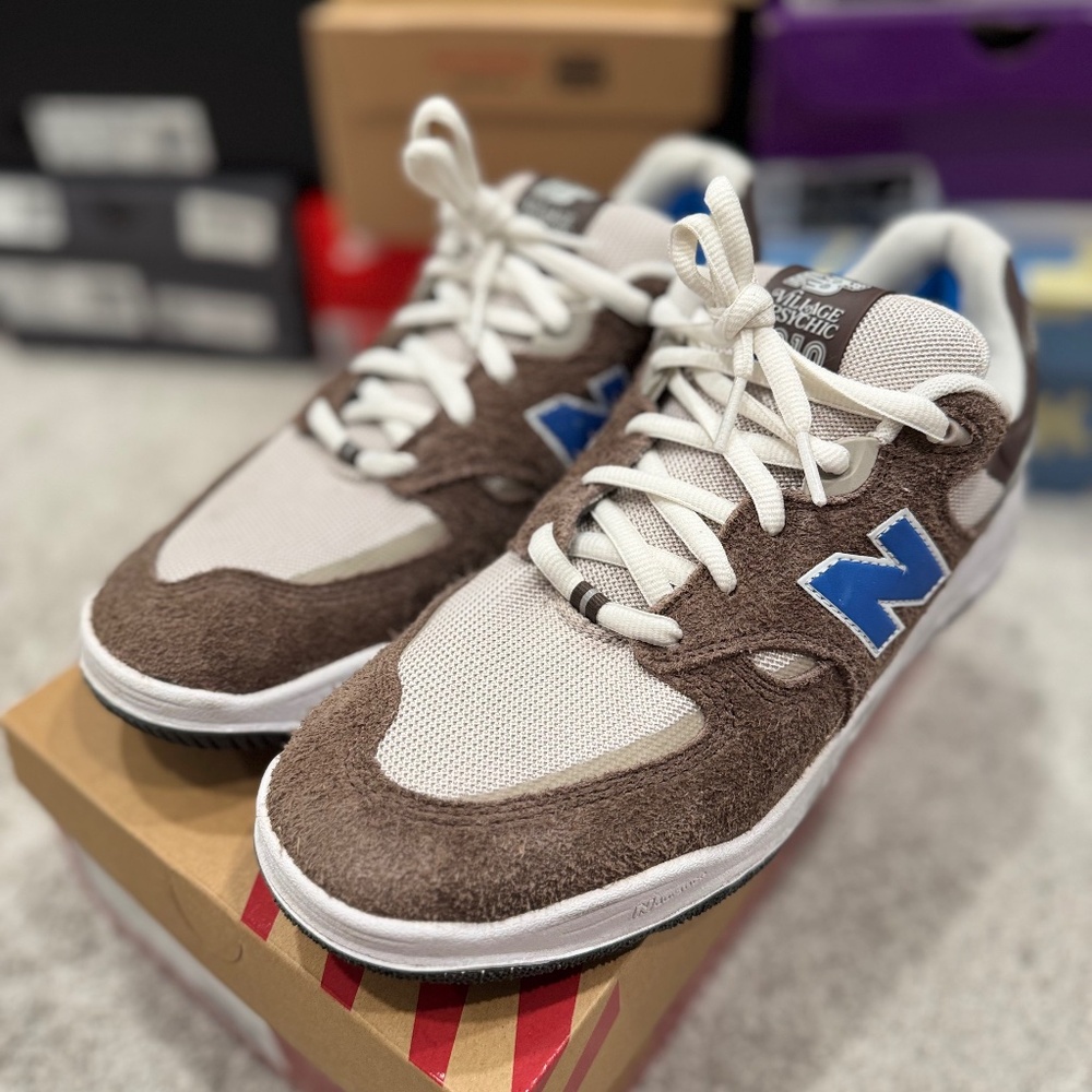 New Balance Numeric 1010 Tiago Lemos x Village Psychic mens skateboarding shoes